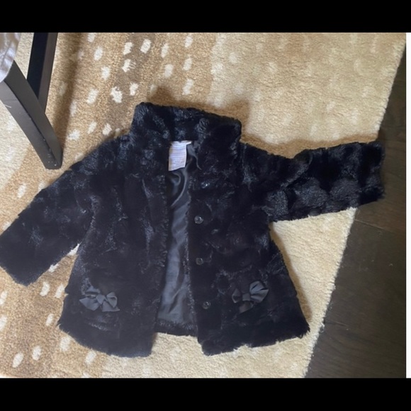 Wendy Bellissimo Girls Faux Fur Coat - Picture 4 of 4